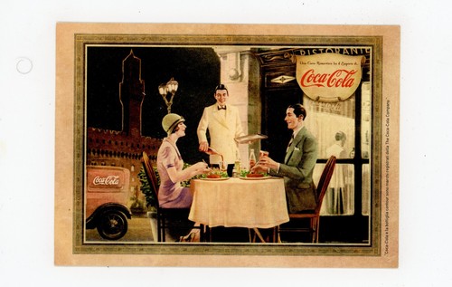 Cartolina coca cola con - coca-cola,