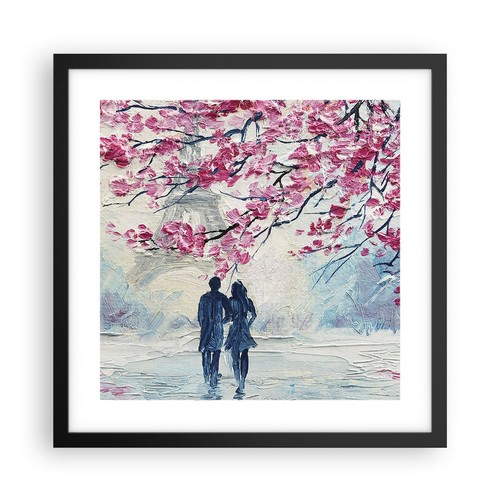 Poster 40x40cm coppia parigi - 40x40cm,