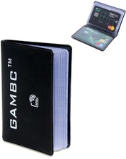 Porta carte di credito Uomo Schermato Rfid GAMBC® Porta tessere Uomo