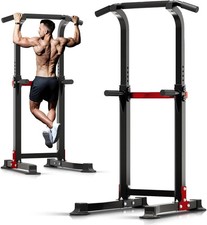 Pull Up Bar Dip Station Squat