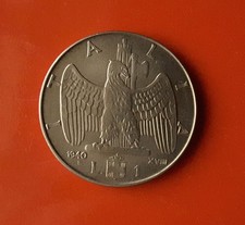 1 LIRA 1940 IMPERO VITTORIO
