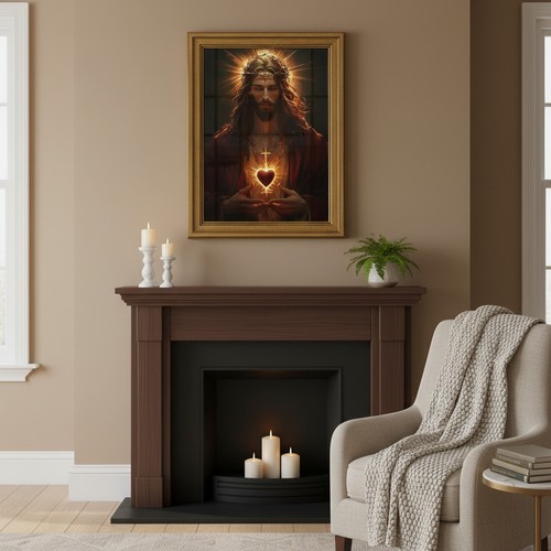 Quadro tela cattolico - su,