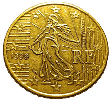 50 CENTESIMI DI EURO REPUBBLICA FRANCESE 1999 