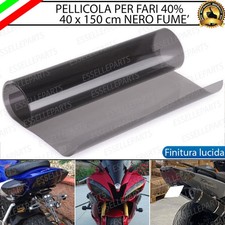 PELLICOLA FARI ADESIVA NERO