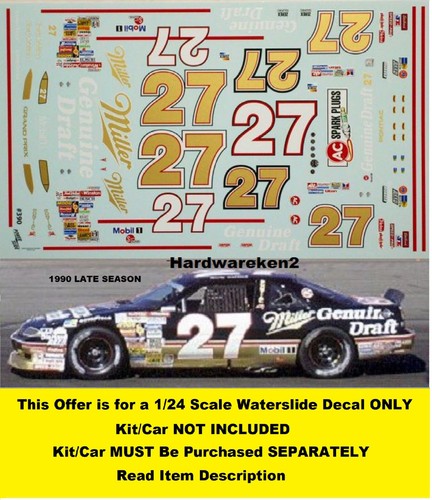 Decalcomania nascar miller - decalcomania,