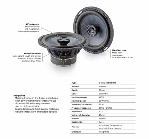 Focal pc165sf altoparlanti - focal,