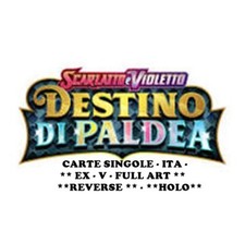 POKEMON CARD CARTE SINGOLE DESTINO DI PALDEA EX V REVERSE HOLO MAZZI KIT SEALED
