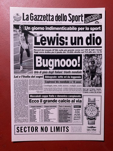 1991 carl lewis record - 25/8/1991,