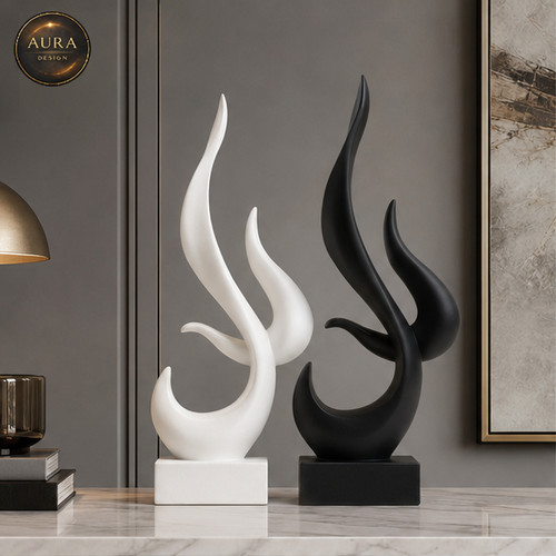 Sculture fiamma astratte - fiamma,