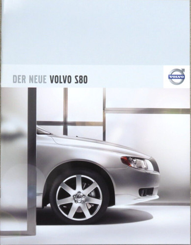 Volvo s80 depliant - volvo,