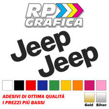 Coppia 2 Adesivi JEEP Auto JDM