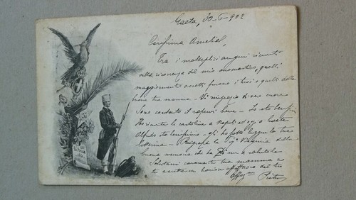Cartolina gaeta 1902 lazio - 1902,