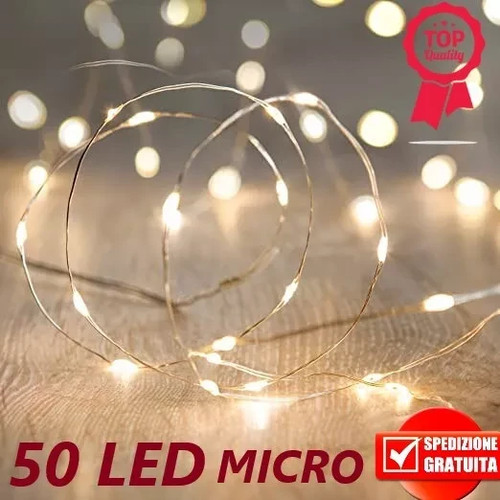 Luci natale catena luminosa - di,