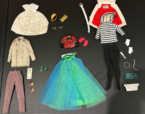 Lotto accessori abiti barbie - lotto,