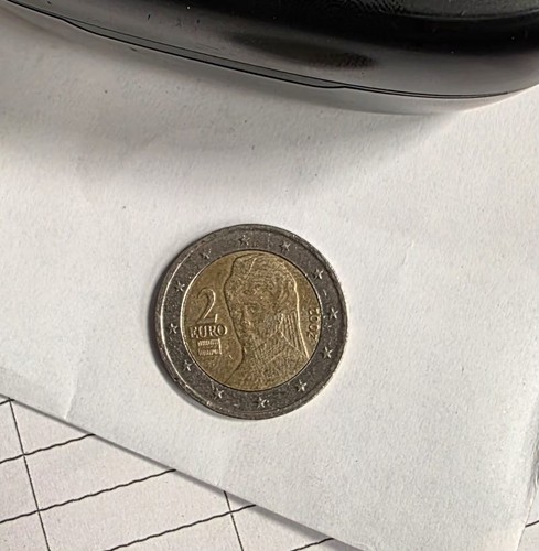 Moneta euro rara austria - da, 2