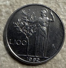 100 Lire piccole anno 1992 -