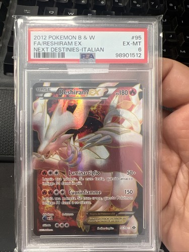 Reshiram 2012 psa - ex,