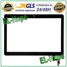 TOUCH SCREEN VETRO HUAWEI MEDIAPAD T3 10" AGS-L03 AGS-L09 AGS-W09 DIGITIZER NERO