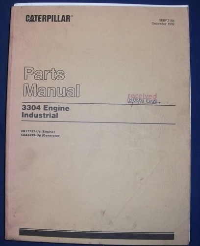 Cat caterpillar manuale - caterpillar, parti