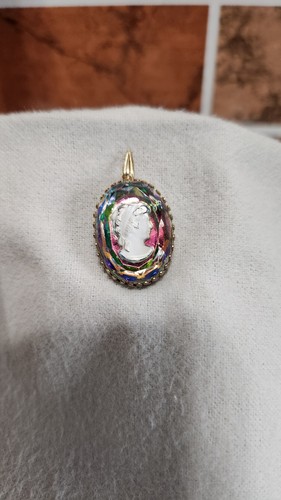 Ciondolo cammeo vetro - , intaglio
