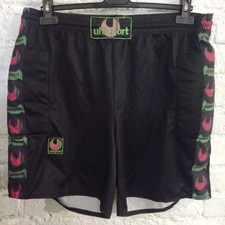 UHLSPORT VINTAGE 90s Panta Calcio Portiere GK Football Short Fussball XL Rare
