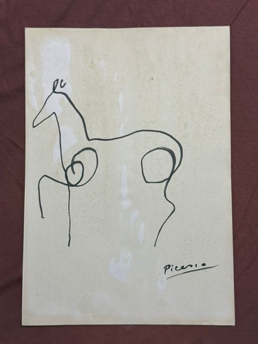 Picasso disegno quadro - e, su