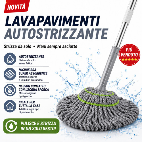 Mocio autostrizzante - autostrizzante, in