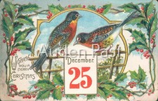 Vintage christmas postcard - vintage,