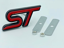 Distintivo Ford ST rosso nero