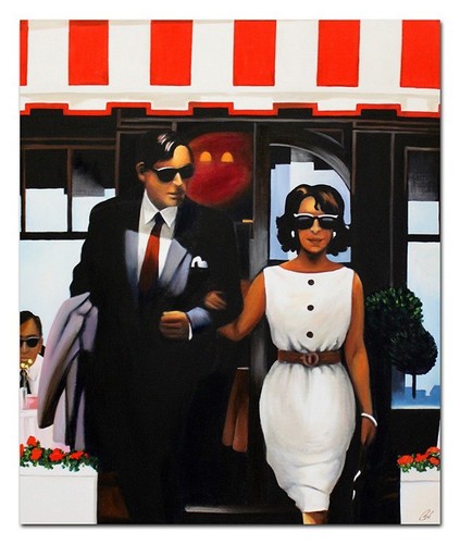 Jack vettriano 75x90cm - jack, dipinto