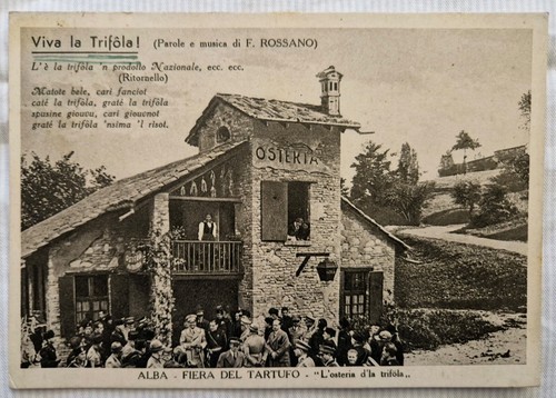 Cartolina alba fiera del - fiera,