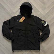 Stone Island Micro Twill Primaloft Giacca con Cappuccio Nero XL Extra Large