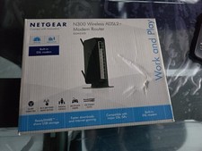Netgear DGN2200 Modem Router, Wi-Fi N300 Mbps, ADSL2+, 5 Porte Fast Eth