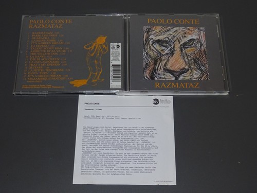 Paolo conte razmataz - paolo, /