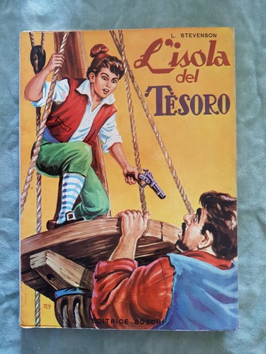 Libro book isola del tesoro - book, l'isola