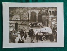 BOLOGNA-Piazza di porta Ravegnana 1915 Stampa foto D'epoca Alinari la Repubblica