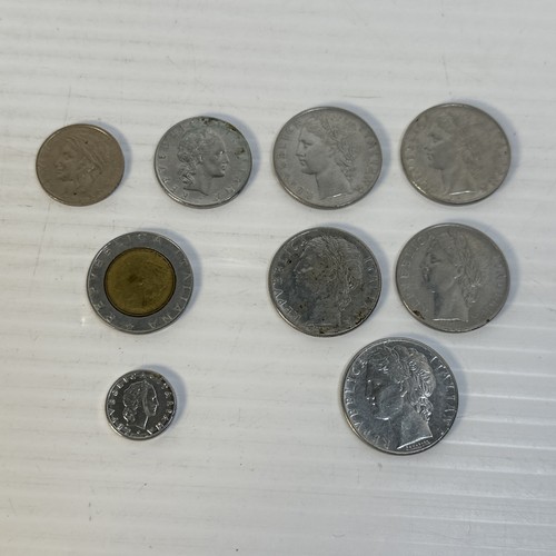 Lotto monete italiane - italiane, italia