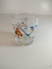 Bicchiere Nutella Looney Tunes 2004  Willy il Coyote e Beep Beep grecia antica