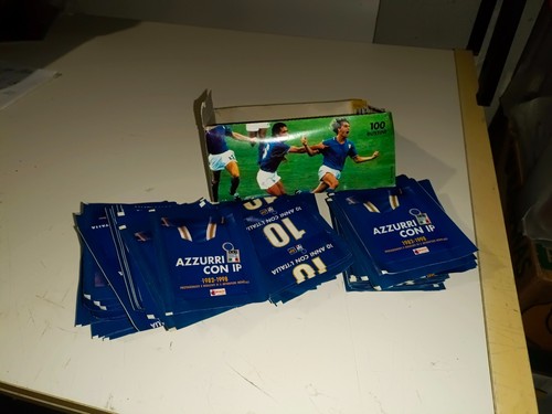Box con bustine azzurri ip - bustine,