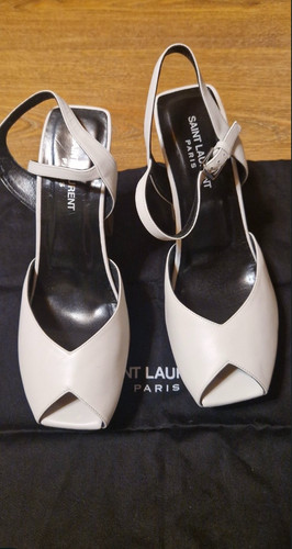 Sandali saint laurent pelle - laurent,