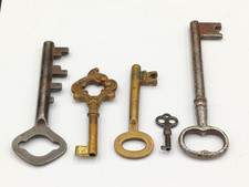 CHIAVI VINTAGE LOTTO 4 PEZZI -