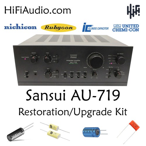 Sansui 719 ricostruzione - au-719,