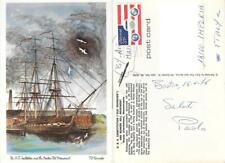 USS Constitution and Bunker Hill Monument (Boston). Viaggiata 1976