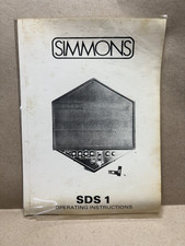 Simmons SDS1 Manuale