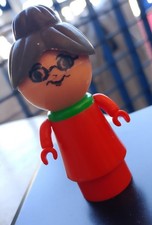 Pupazzetto Miniatura Nonnina Granny In Plastica Rara