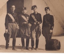 WW2 FOTO MVSN GRUPPO UFFICIALI