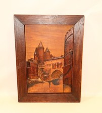 Coppia di antichi pannelli in