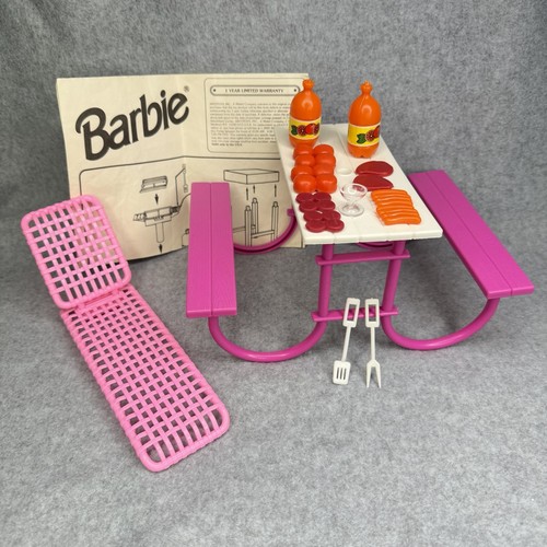 Barbie vintage 1989 - barbie, picnic