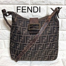 Borsa a tracolla in tela Fendi