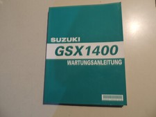 SUZUKI GSX 1400 Inazuma 2002 Riparazione Manutenzione Manuale Officina